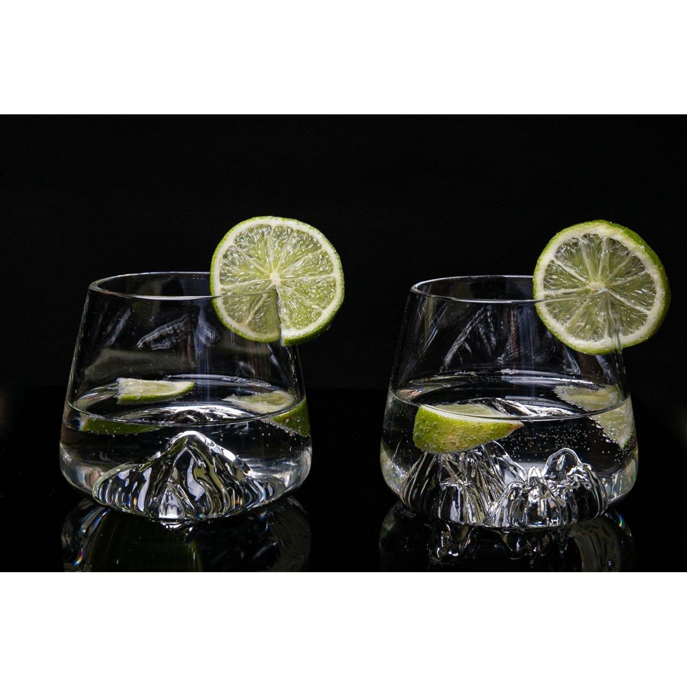 Set de 2 verres à whisky TOPOGRAPHIC : Grand Canyon et Matterhorn